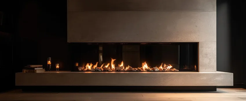 Gas Fireplace Ember Bed Design Services in Metairie, Louisiana